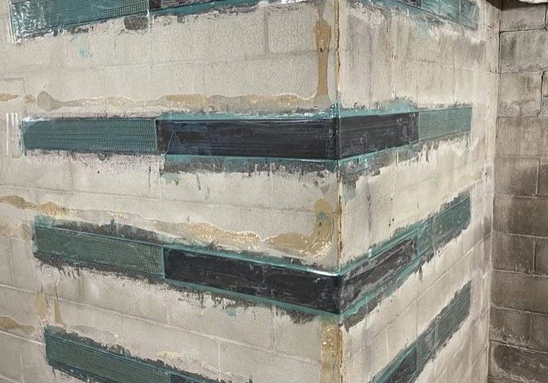 basement wall carbon brace case study